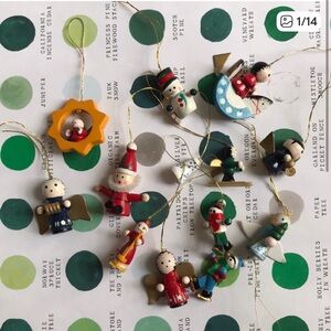 13 Tiny Imperfect, Vintage Ornaments for your tree or wreath